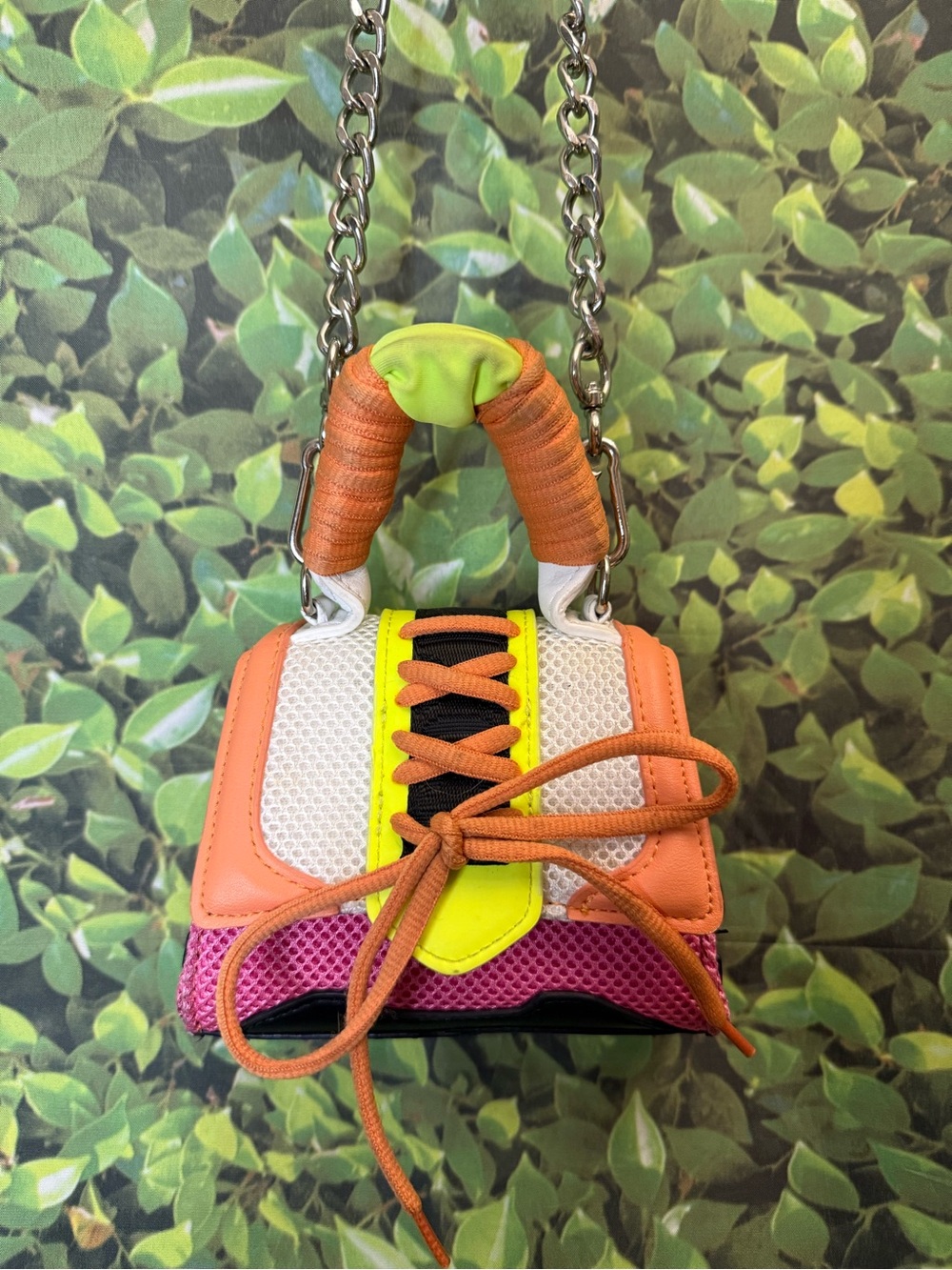 Steve Madden Orange, Pink & Lime Mini Crossbody Bag